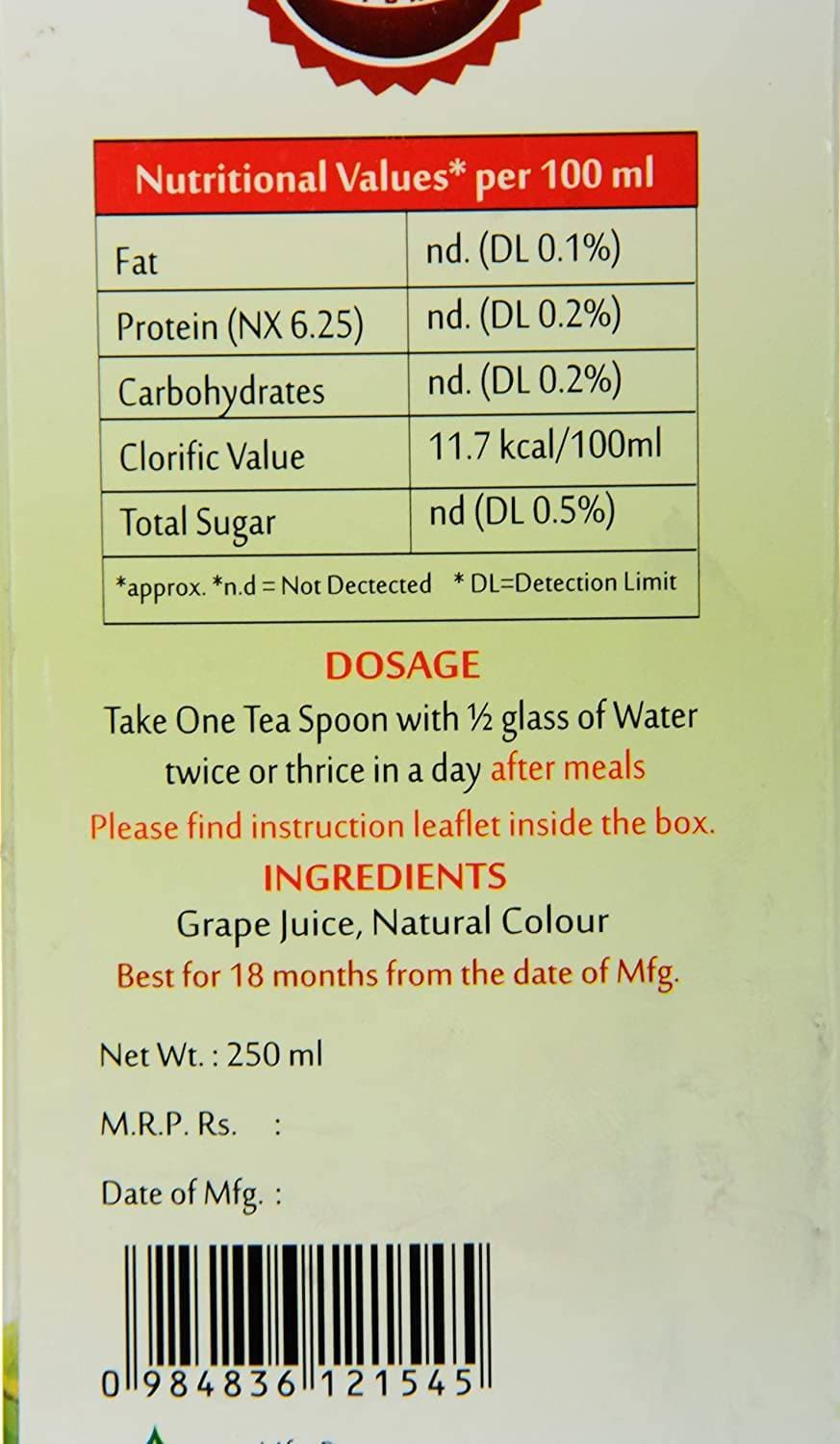 Sunnah Grape Vinegar | Grocsy