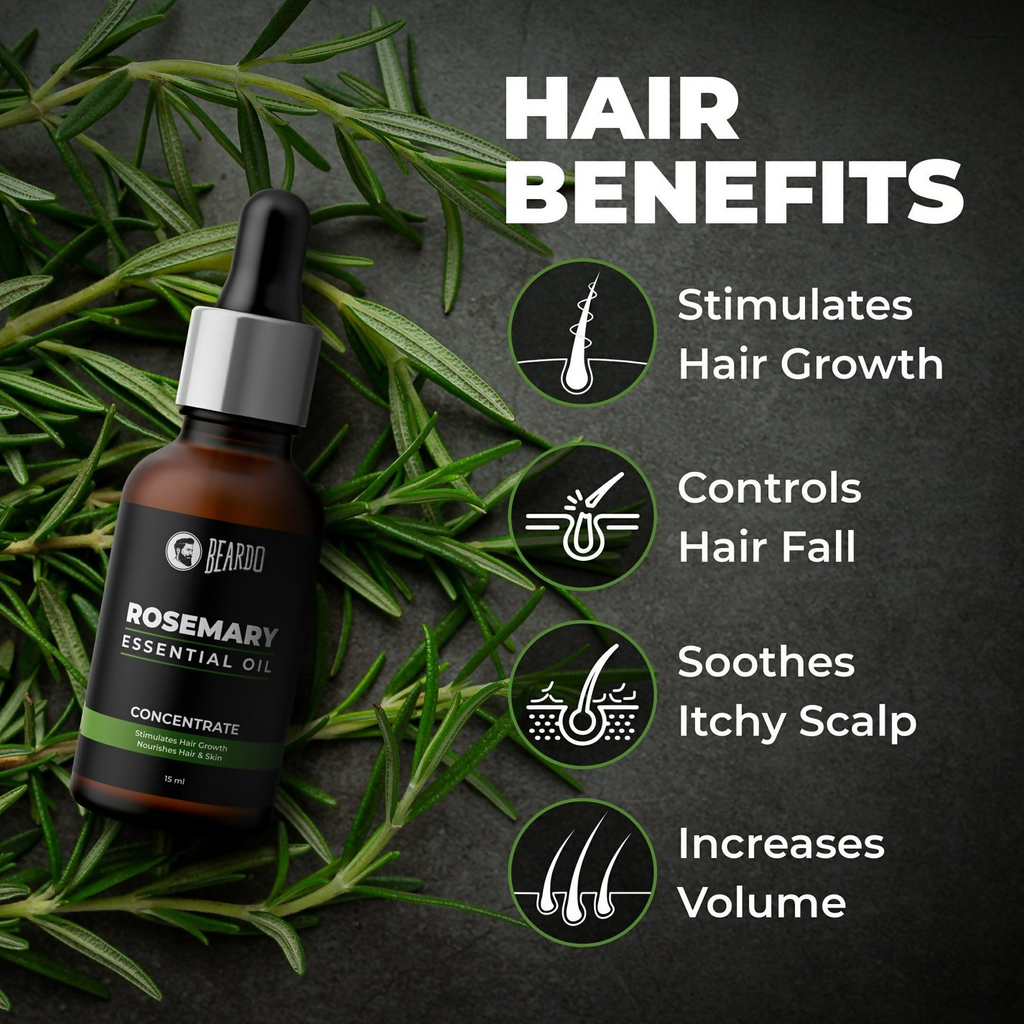Beardo Rosemary Essential Oil | Grocsy