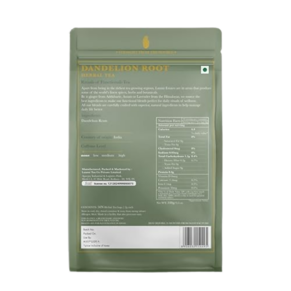 Luxmi Estates Pure Dandelion Root – Natural Herbal Infusion | Grocsy