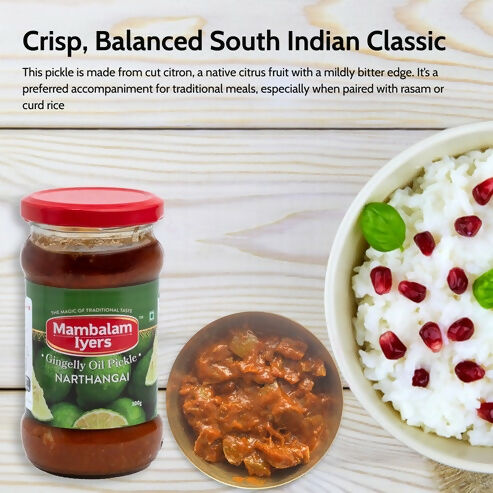 Mambalam Iyers Narthangai Pickle | Grocsy