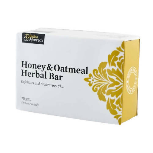 Bipha Ayurveda Honey and Oatmeal Herbal Bar | Grocsy