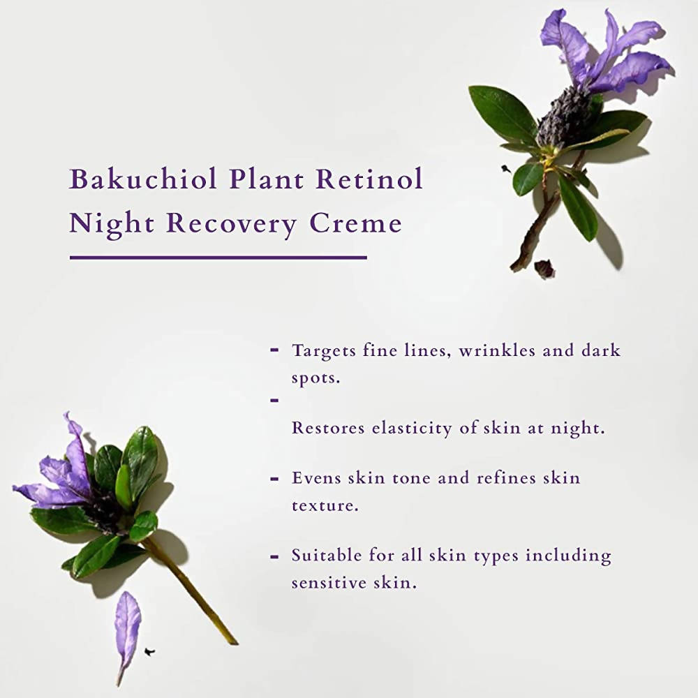 Lotus Organics+ Bakuchiol Plant Retinol Night Recovery Creme | Grocsy