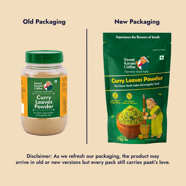 Sweet Karam Coffee Curry Leaves Powder | Grocsy