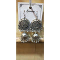 MS Fashion India Lord Ganesh Design on Earrings With Hanging Jhumkas And Pearls | Grocsy