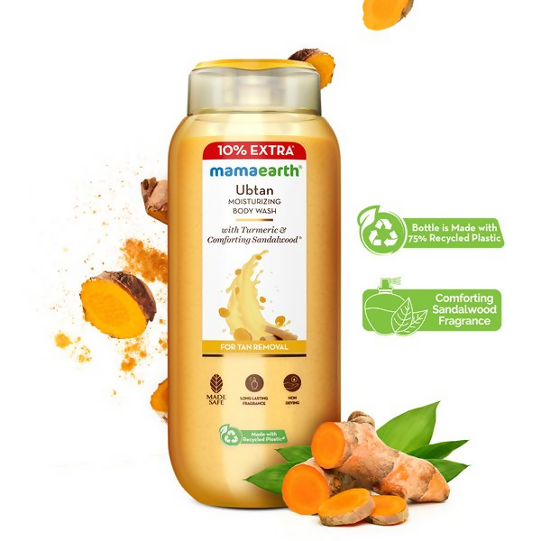 Mamaearth Ubtan Moisturizing Body Wash | Grocsy