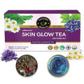 Teacury Skin Glow Tea (1 Month Pack | 30 Tea Bags) - Help In Skin Shine, Moisturized Skin, Acne, Anti-Aging, 100 grams | Grocsy
