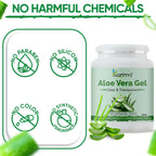 Kazima Pure Aloe Vera Gel For Hair, Acne, Scars, Dark Circles & Sunburn | Grocsy