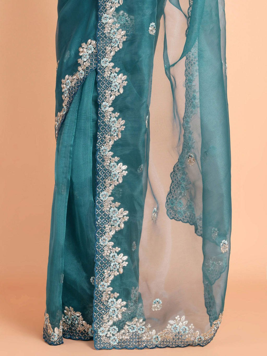 Vamsee Meera Rama Georgette Saree | Grocsy