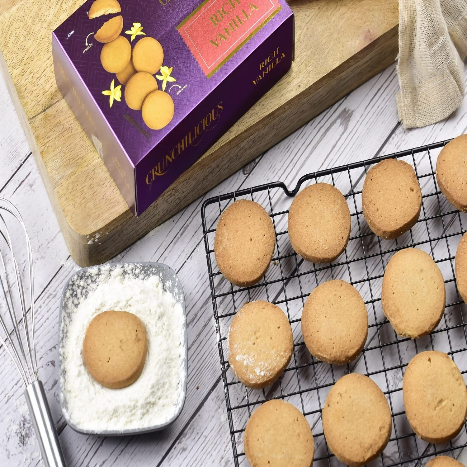 Frontier Rich Vanilla Cookies Crunchy And Delicious Biscuits | Grocsy