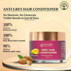 Ivory Natural Grey Hair Conditioner For Early Of Greying, Strengthens Hair | Grocsy