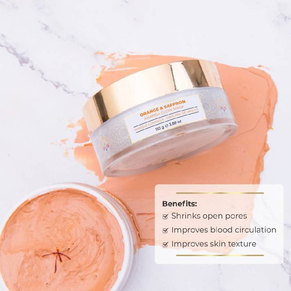 Nourish Mantra Orange & Saffron Ananda Glow Mask | Grocsy