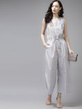 Ahalyaa Women's wear trendy Jumpsuit - Blue | Grocsy