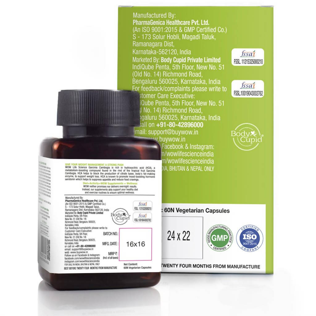 Wow Life Science Garcinia Capsules | Grocsy