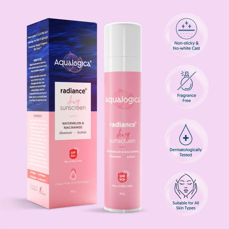 Aqualogica Glow+ & Radiance+ Sunscreen Combo For Ultra Sun Protection | Grocsy