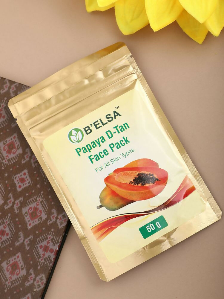 Belsa Herbals Organic Papaya D-Tan Face Pack | Grocsy