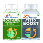 Dr. Morepen Gokshura and Testo Boost Tablets Combo for Men | Grocsy