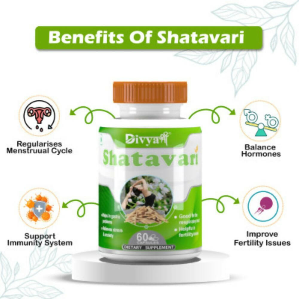 Divya Shree Shatavari Capsules | Grocsy