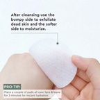 The Face Shop Tea Tree Toner Pads For Acne & Oily Skin With AHA, Ip BHA, PHA & Hyaluronic Acid | Grocsy