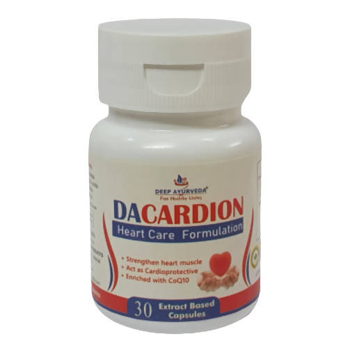 Deep Ayurveda Dacardion 500mg Veg Capsules | Grocsy
