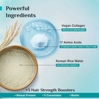 Pilgrim Korean Rice Water & Collagen Advanced Damage Repair Shampoo | Grocsy