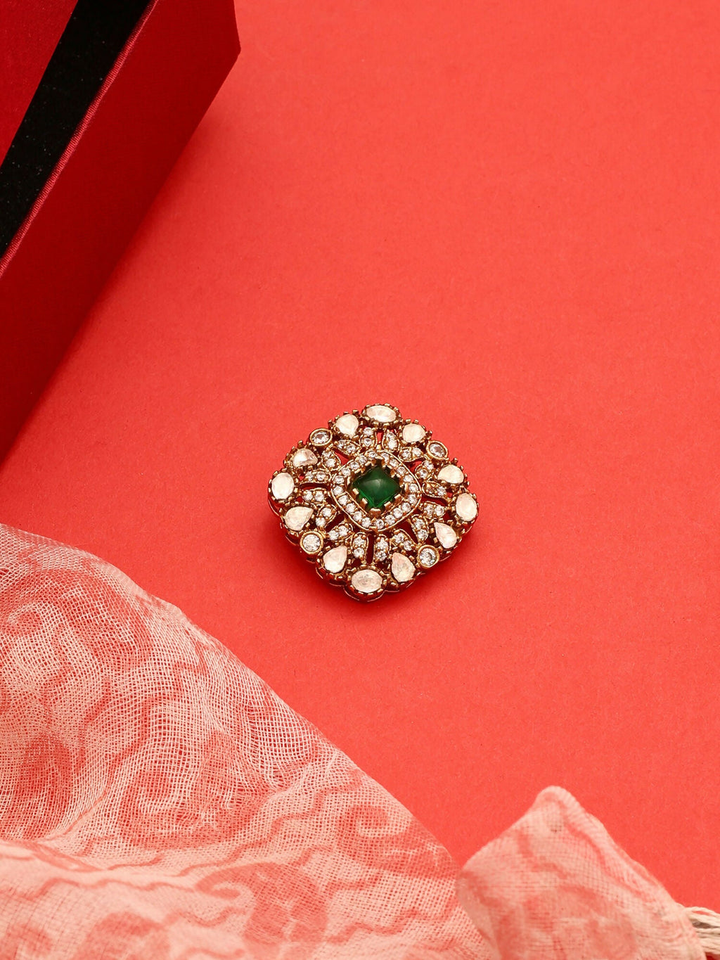 Ruby Raang Scarlet Brooch | Grocsy