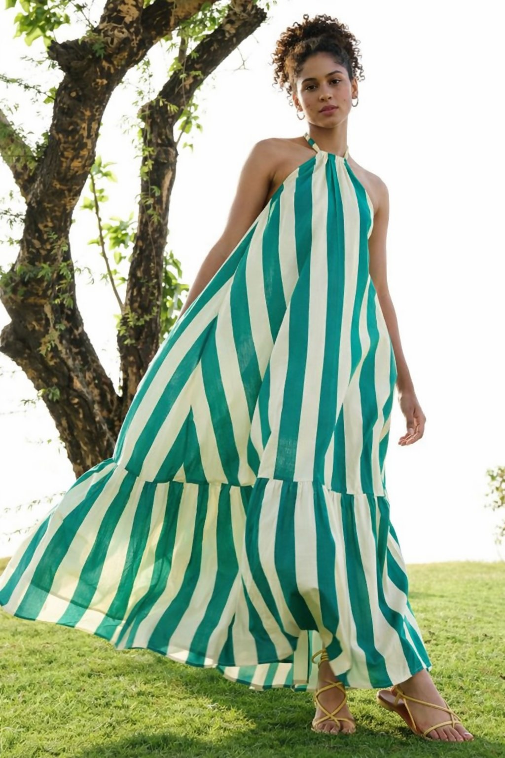 Aayaa Designer Printed Full Flared Gown - Multi Color | Grocsy