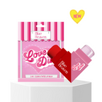 Blue Heaven Love Duo 2-In-1 Clear & Tinted Lip Balm - Hunbun (Clear+ Cherry) | Grocsy