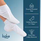 Bake AHA + BHA Peeling & Exfoliating Foot Mask | Grocsy