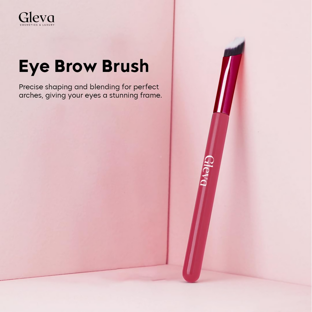 Gleva Multi-Function Eyebrow Brush - Pink | Grocsy