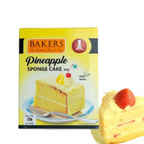 BAKERS Sponge Cake Mix Combo - White Forest & Pineapple | Grocsy