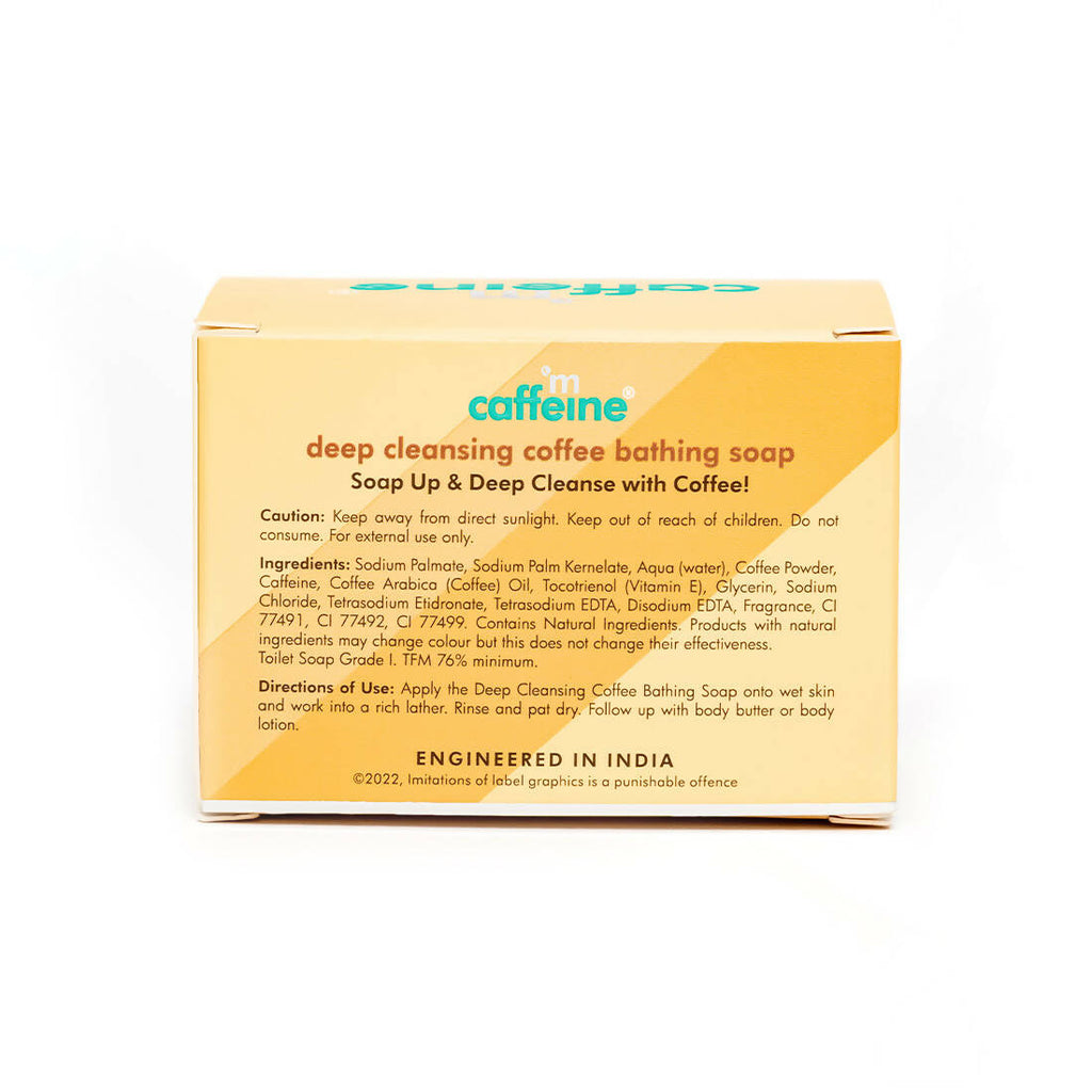 mCaffeine Deep Cleansing Coffee Bathing Bar | Grocsy