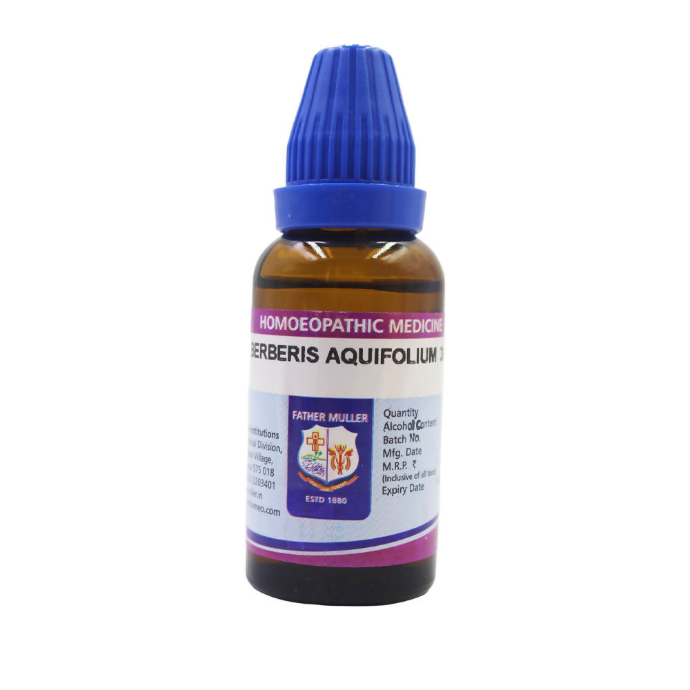 Father Muller Berberis Aquifolium Dilution | Grocsy