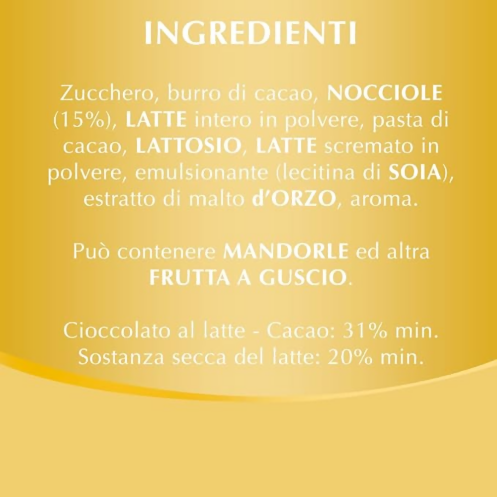 Lindt Gold Bar, Milk | Grocsy