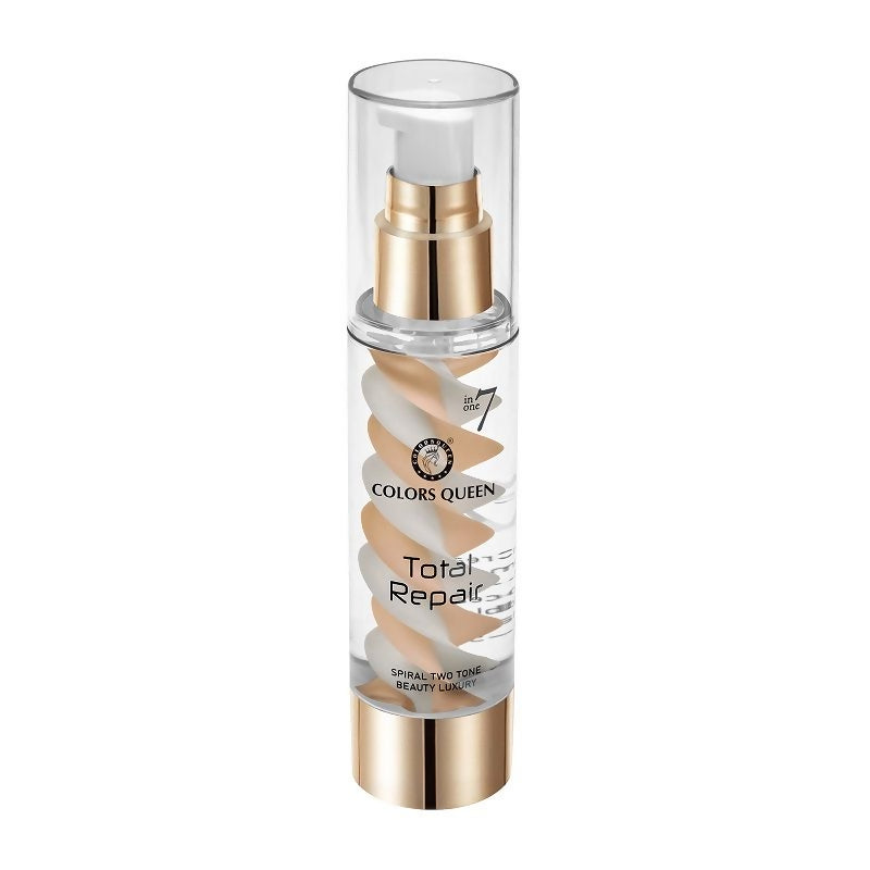 Colors Queen 7 in 1 Total Repair Foundation - 02 Beige | Grocsy
