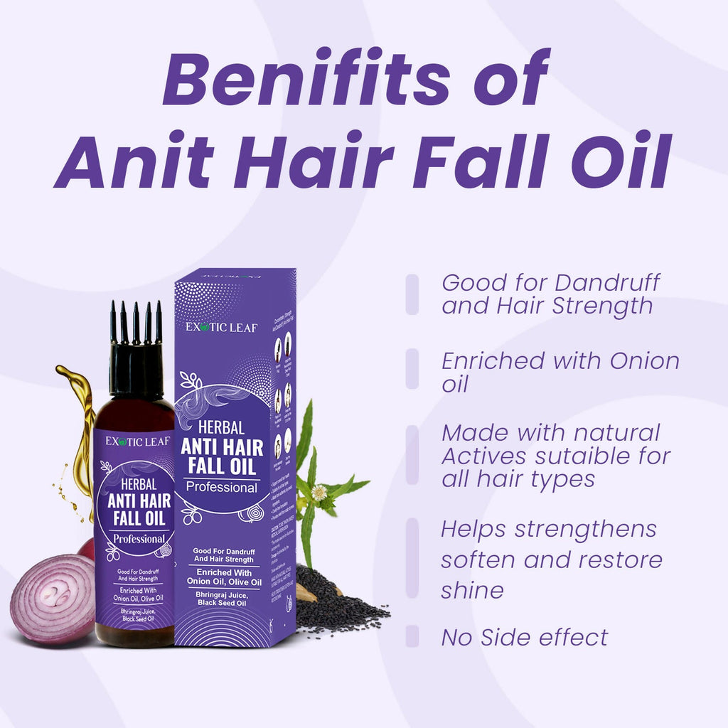 Exotic Leaf Anti Hair Fall Oil | Grocsy
