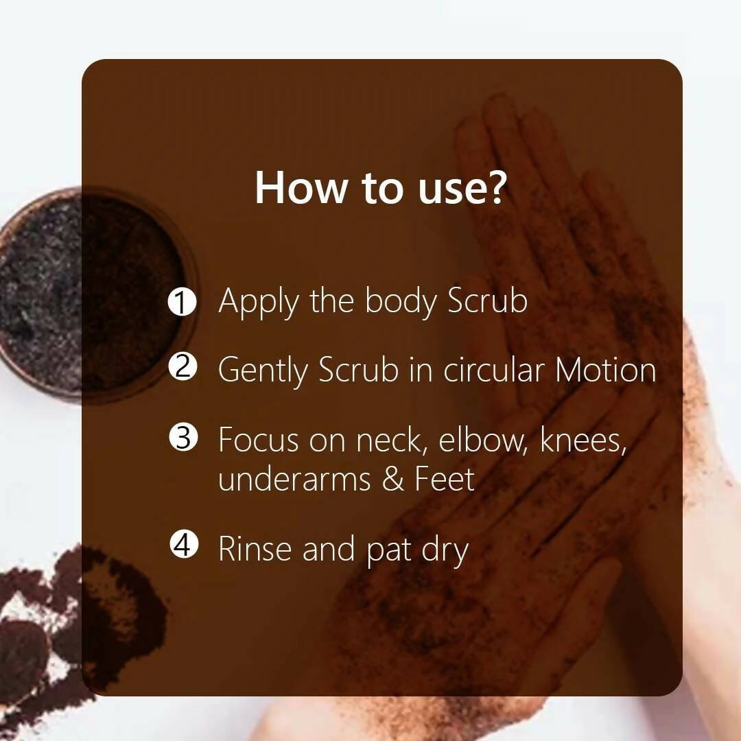 Samisha Coffee Body Scrub With Honey & Oatmeal | Grocsy