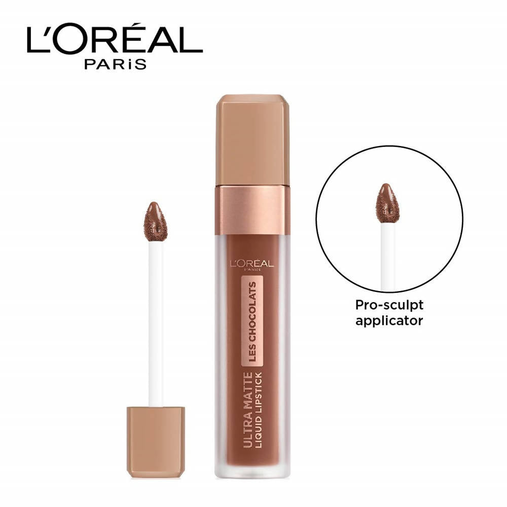 L'Oreal Paris Les Chocolats Ultra Matte Liquid Lipstick - 866 Truffa Mania | Grocsy