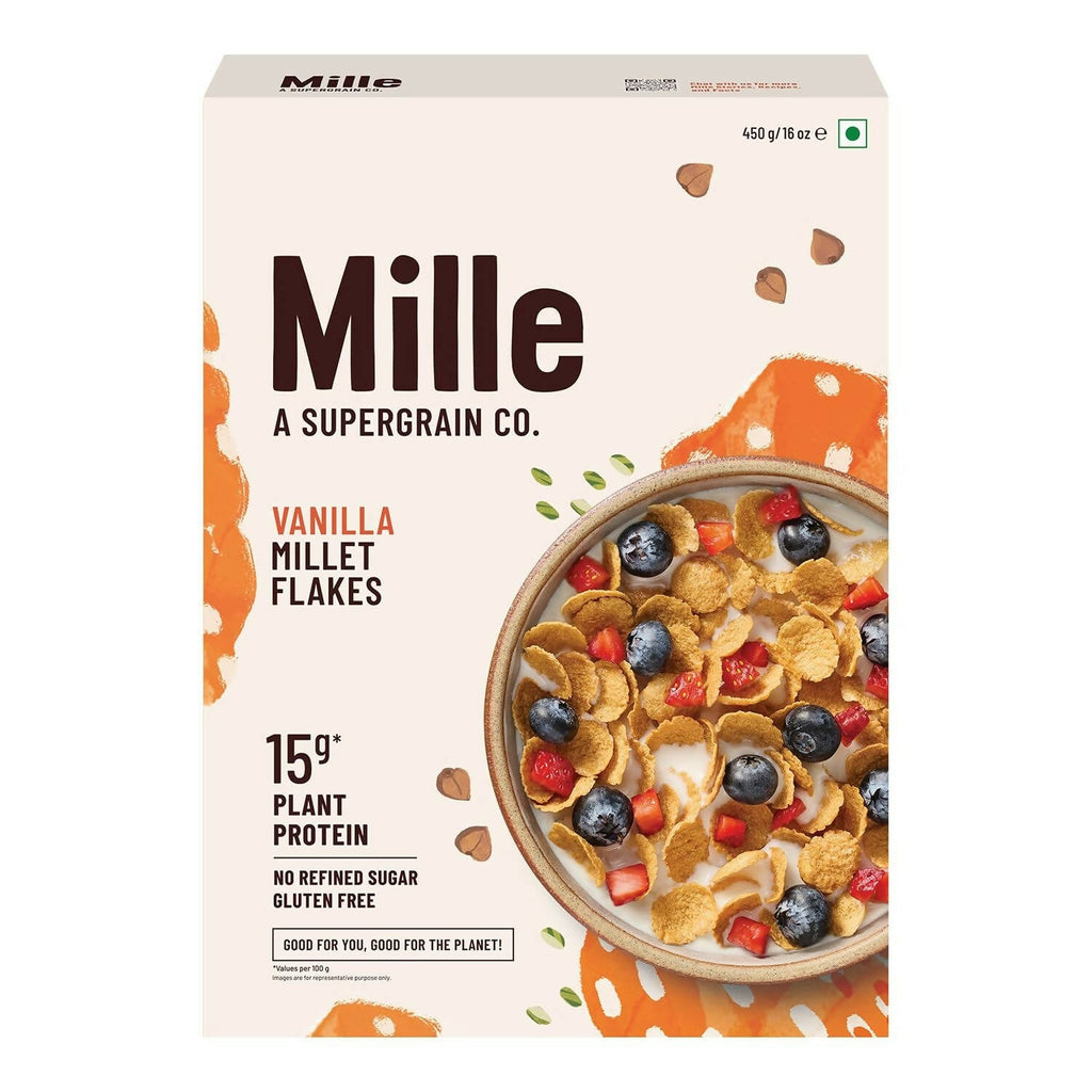 Mille Vanilla Buckwheat Breakfast Flakes | Grocsy