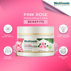 Medimade Wellness Pink Rose Moisturising Cream | Grocsy
