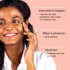 Foxtale Tinted Sunscreen SPF 50 PA++++ & Primer Shade 1 - Deep, Water Resistant with Dry-Touch Finish, Blurs Out Pores | Grocsy