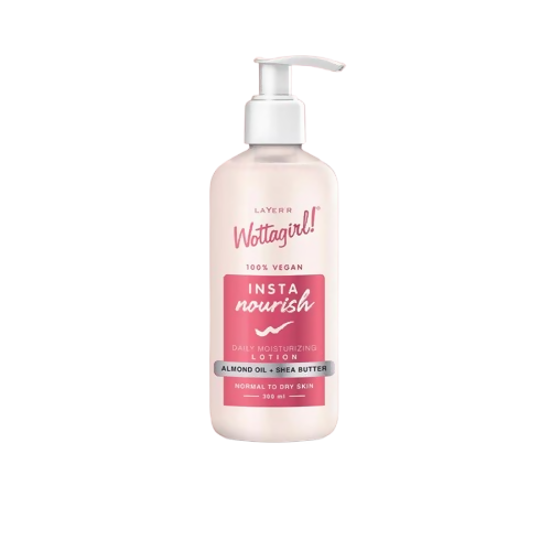 Layerr Wottagirl Insta Nourish Lotion (100% Vegan) | Grocsy