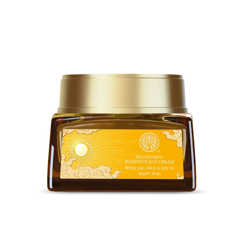 Forest Essentials Soundarya Radiance Cream With 24K Gold & SPF 30 | Grocsy