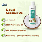 VCare Cold Pressed Extra Virgin Coconut Oil | Grocsy