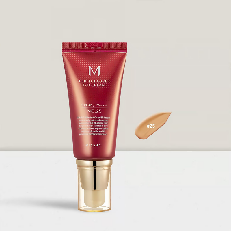 Missha Perfect Cover Bb Cream Spf42 Pa+++ - No.25 Warm Beige | Grocsy