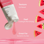 Globus Naturals Watermelon Face Wash with Vitamin B3 & Hyaluronic Acid | Grocsy