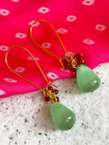 Joban Fashion Women C Green Monalisa Stone With Cheed Earring | Grocsy