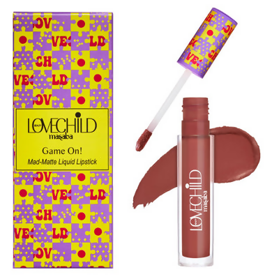 LoveChild By Masaba Gupta It Fits Transfer-proof Mauve Pink Liquid Lipstick | Grocsy