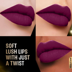 Lakme Forever Matte Lipstick, Made With French Rose Oil - Purple Diamond | Grocsy