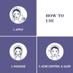 Good Vibes Apple Cider Vinegar & Blueberry Acne Control Face Gel | Grocsy