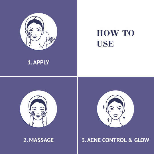 Good Vibes Apple Cider Vinegar & Blueberry Acne Control Face Gel | Grocsy